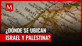 Where are Israel and Palestine on the map?