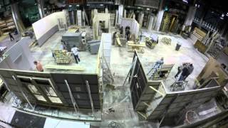 Time Lapse: Building an entire variety shows sets in 48 hours.