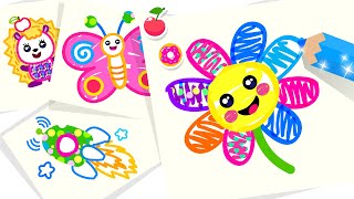 Baixe Bini Jogo de desenhar! Jogos colorir para crianças no PC com