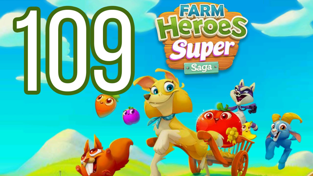 Farm Heroes Super Saga Level 109 No Boosters