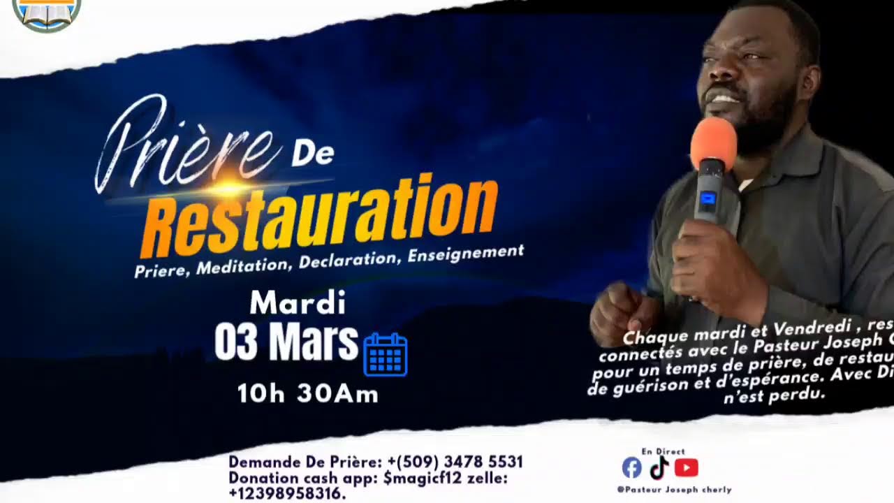 Live streaming of Pasteur Cherly Joseph