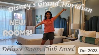 Brand New Grand Floridian Deluxe Room Club Level Room Tour/See the surprises they left us/Oct 2023