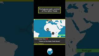 Portuguese gain control of the Spice Trade #shorts