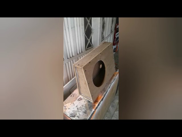 lunes rural Sufijo Como hacer un cajón para un subwoofer plano de 10 " - YouTube