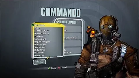 Borderlands 2 All Heads for Axton the Commando 17/17