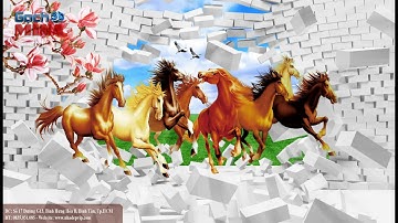 Gạch tranh mã đáo thành công đẹp nhất hiện nay