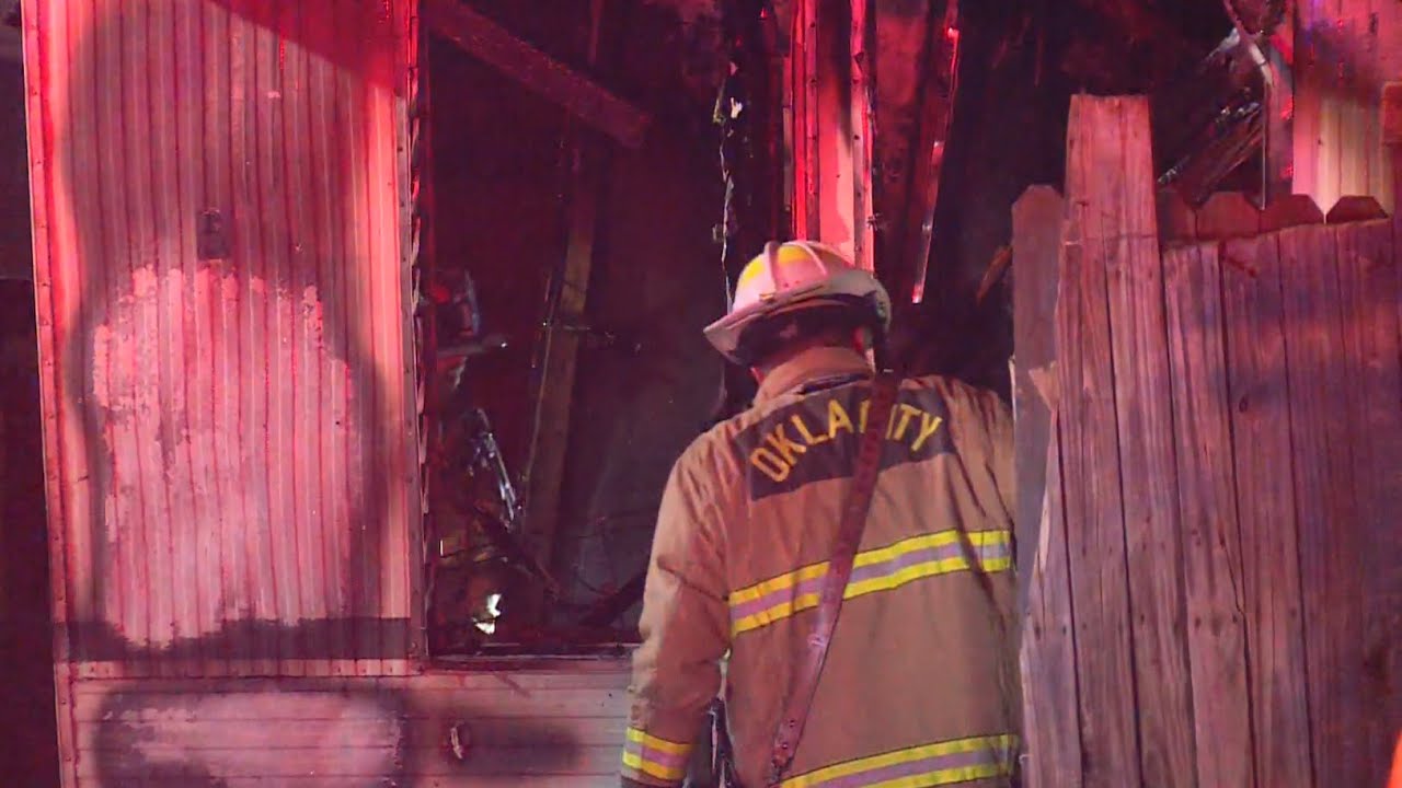 Mobile home a total loss after fire sparks in northwest Oklahoma City ...