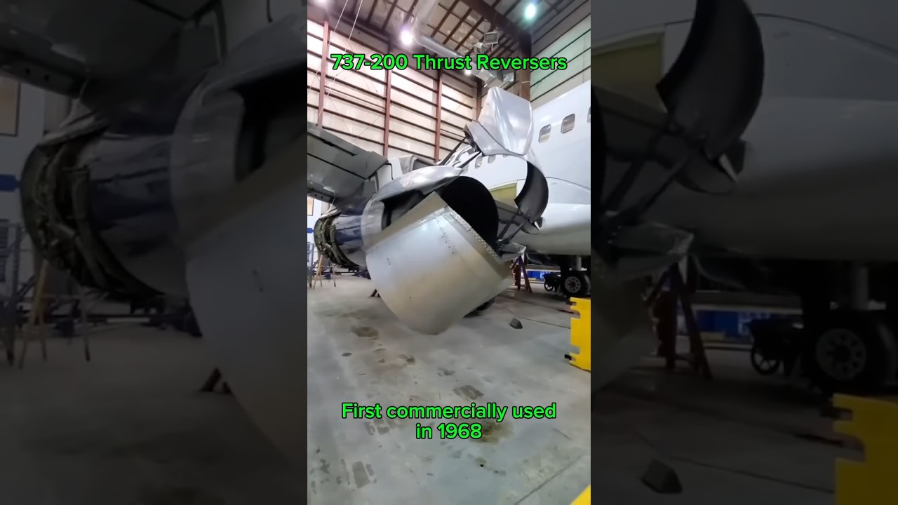 Boeing 737-200 Revolutionized Landings with Thrust Reversers | Aviation History Aircraft Vehicles