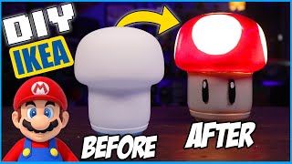 DIY Ikea Hacks 2021 - Super Mario Mushroom Lamp