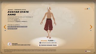 Avatar x Fortnite FREE Battle Pass + How Much It Costs To Unlock The AANG Skin EARLY!