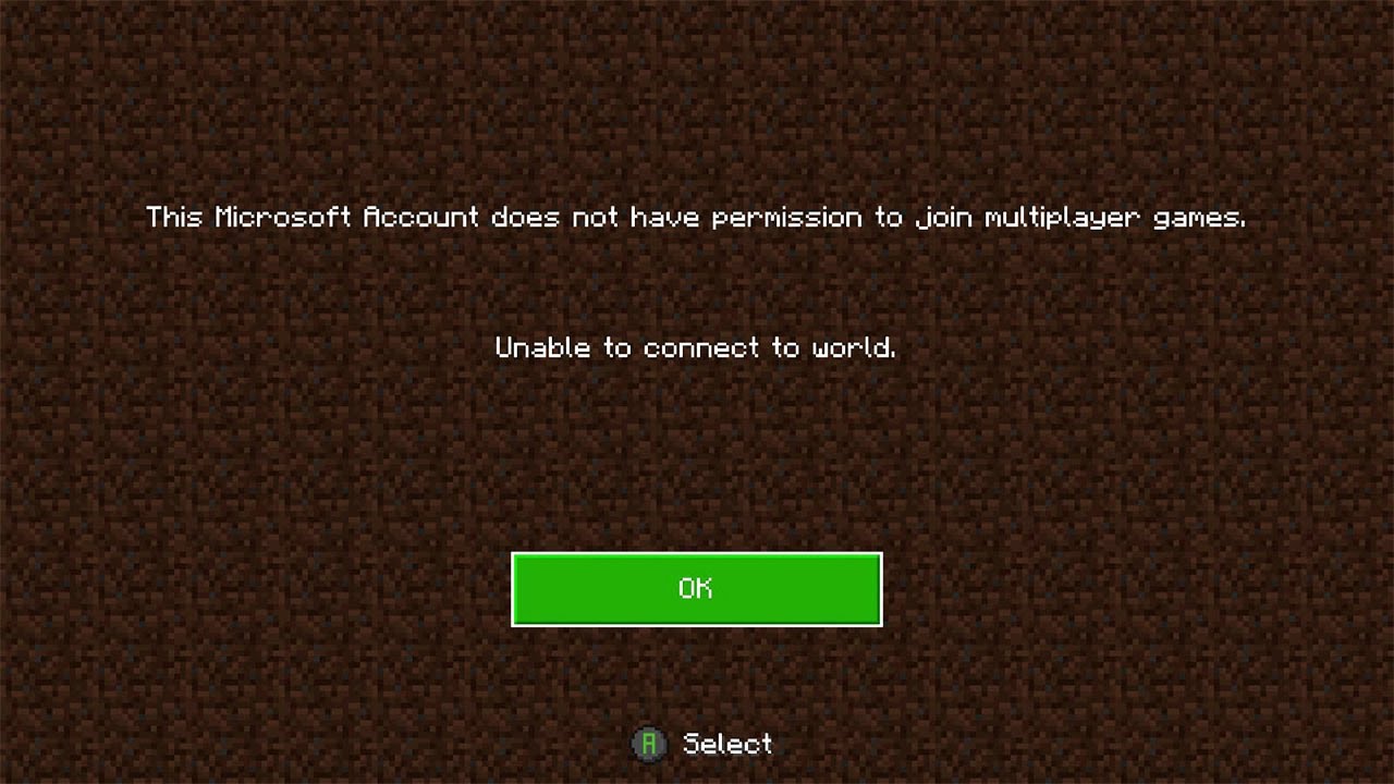 You cannot play online multiplayer because of how your account is set -  Microsoft Community