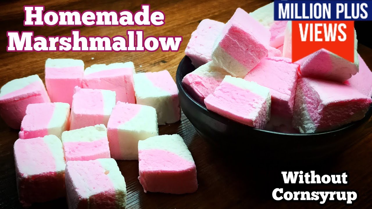 Best Homemade Marshmallows Recipe | How to Make Marshmallows without Corn Syrup