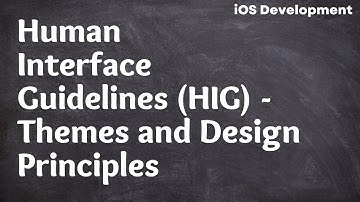 Human Interface Guidelines for iOS - Themes
