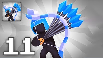 Merge Archers: Bow and Arrow - Gameplay Walkthrough Part 11 - Casual Games To Play (iOS, Android)