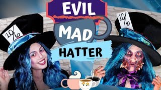 The Mad Hatter and The EVIL Mad Hatter | Halloween FX Makeup Tutorial