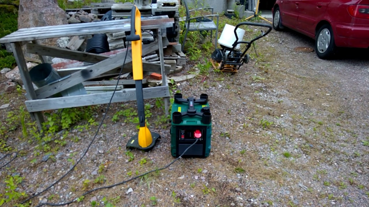 Lidl Parkside PGI 1200 B2 genraattorin tuotearvio YouTube