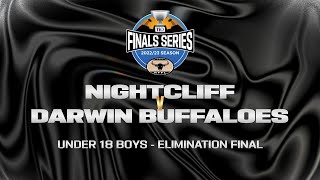 Nightcliff Tigers vs Darwin Buffaloes: 2022/23 TIO NTFL Under 18 Boys - Elimination Final