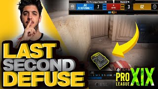 LAST MILLISECOND DEFUSE VS G2 - ESL PRO LEAGUE SEASON 19 PLAYOFFS