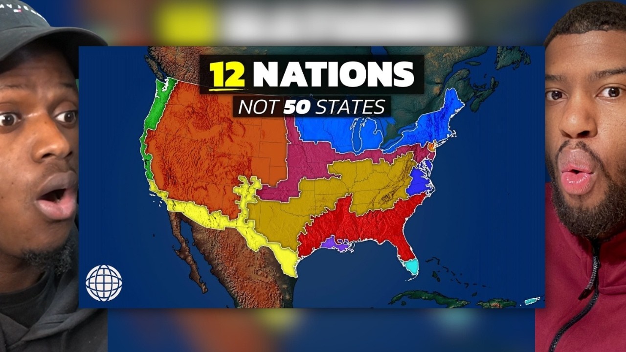 🇬🇧BRITS REACTS TO - Why The US Is Really 12 Nations (Not 50 States)