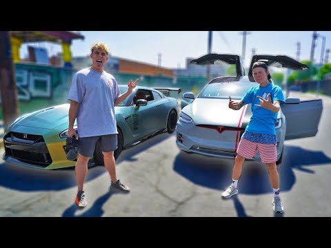 700hp-gtr-vs-tesla-p100d-street-race!