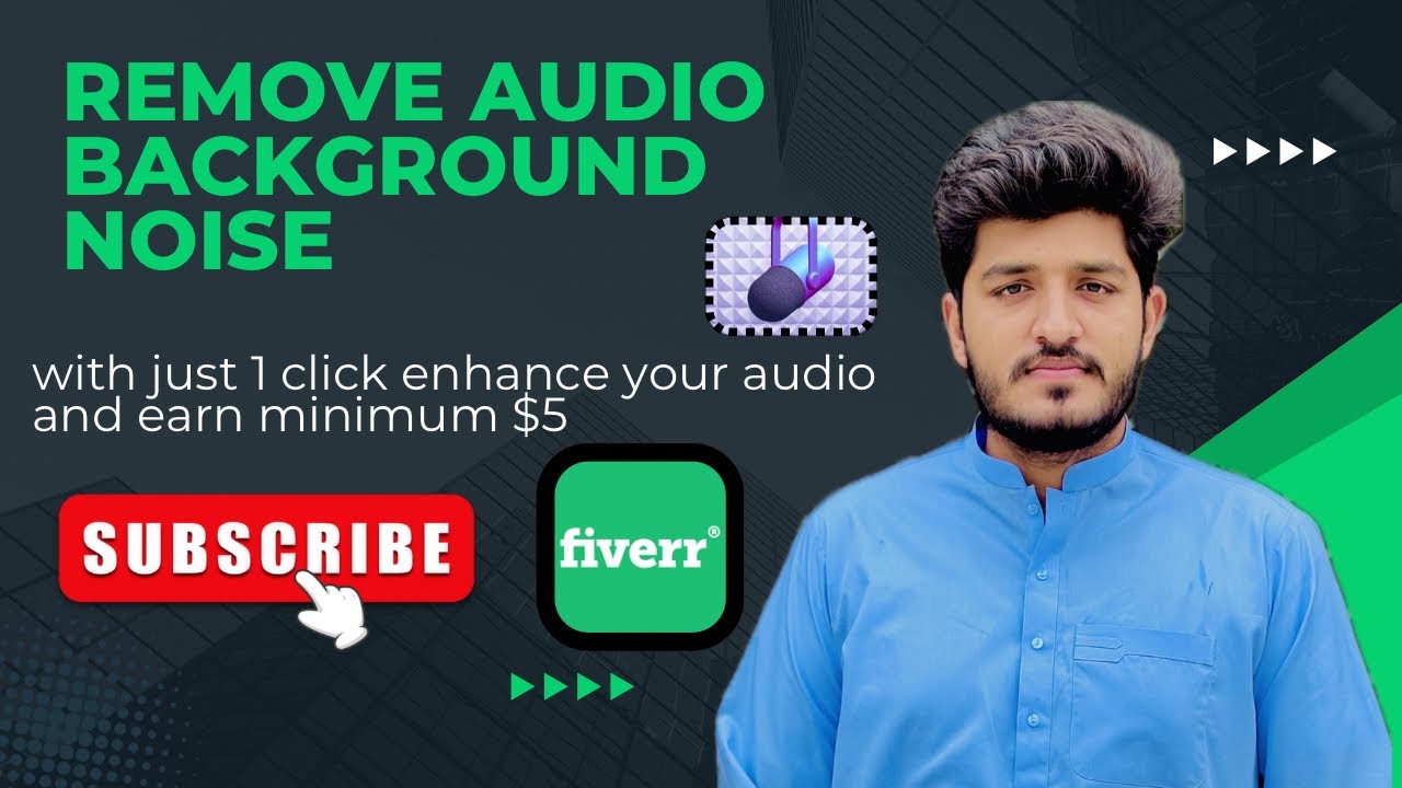 Remove Background Noise From Audio with 1 Click | Earn $5