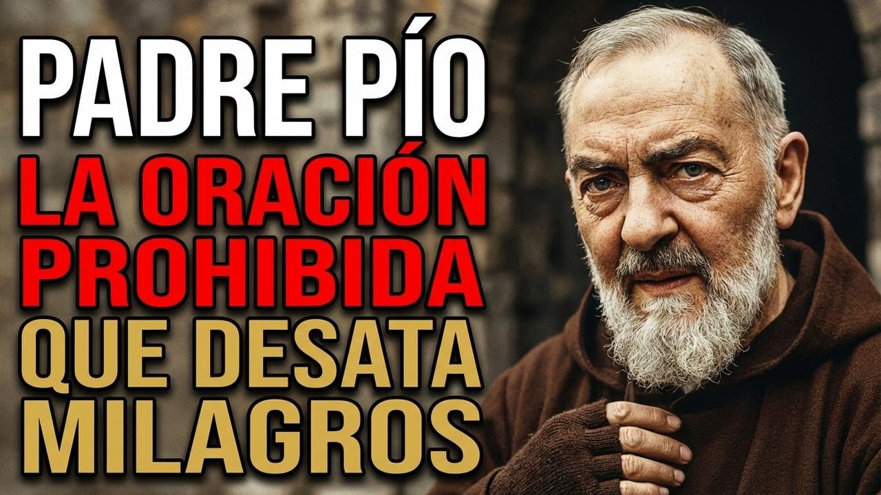 Padre Pío: la oración “prohibida” que desata milagros.