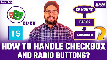Playwright TypeScript #59 How to Handle Checkbox & Radio Buttons in Playwright?
