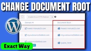 How to change document root in cpanel (2026)