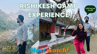 VLOG 18  Camp In Rishikesh and Experience | Travel in Budget