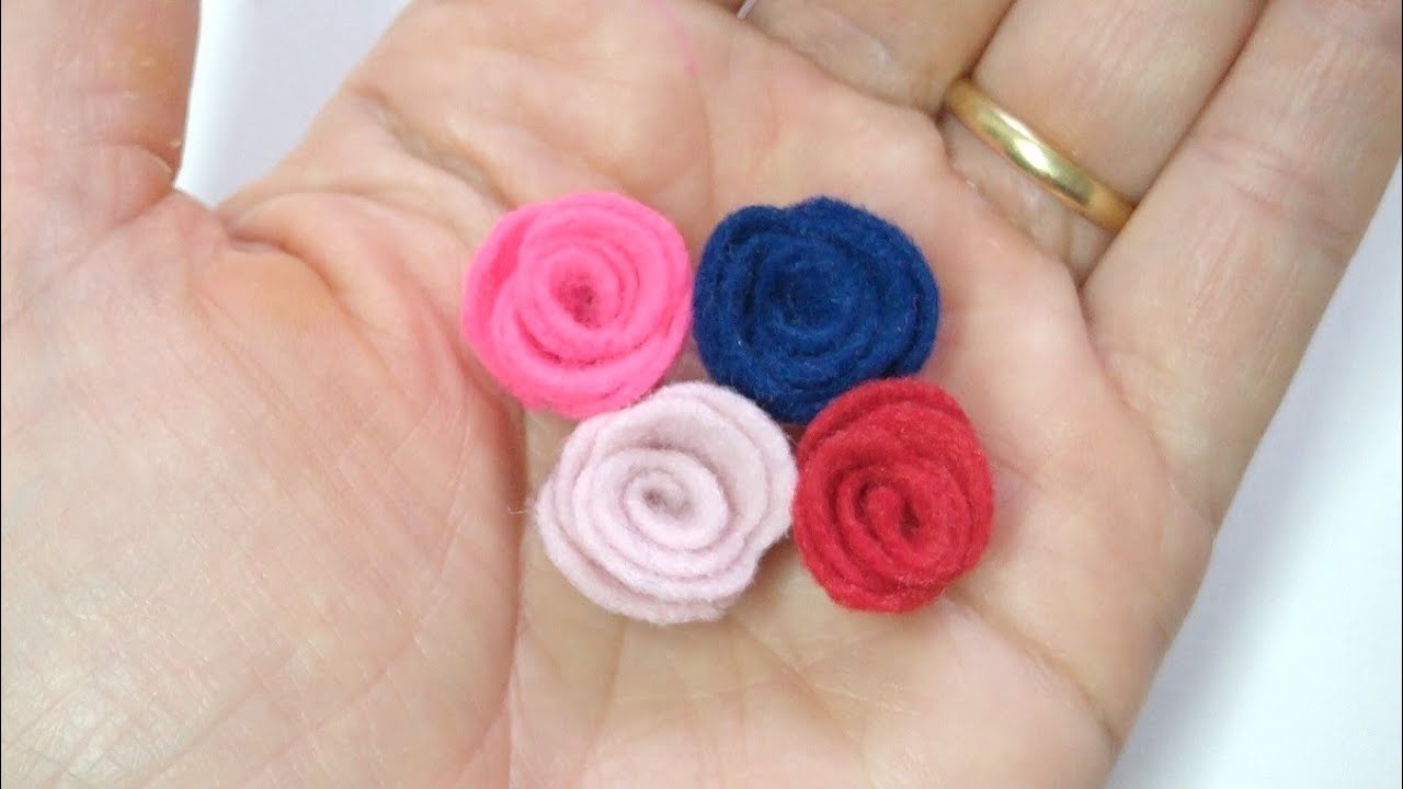 Flor de feltro fácil