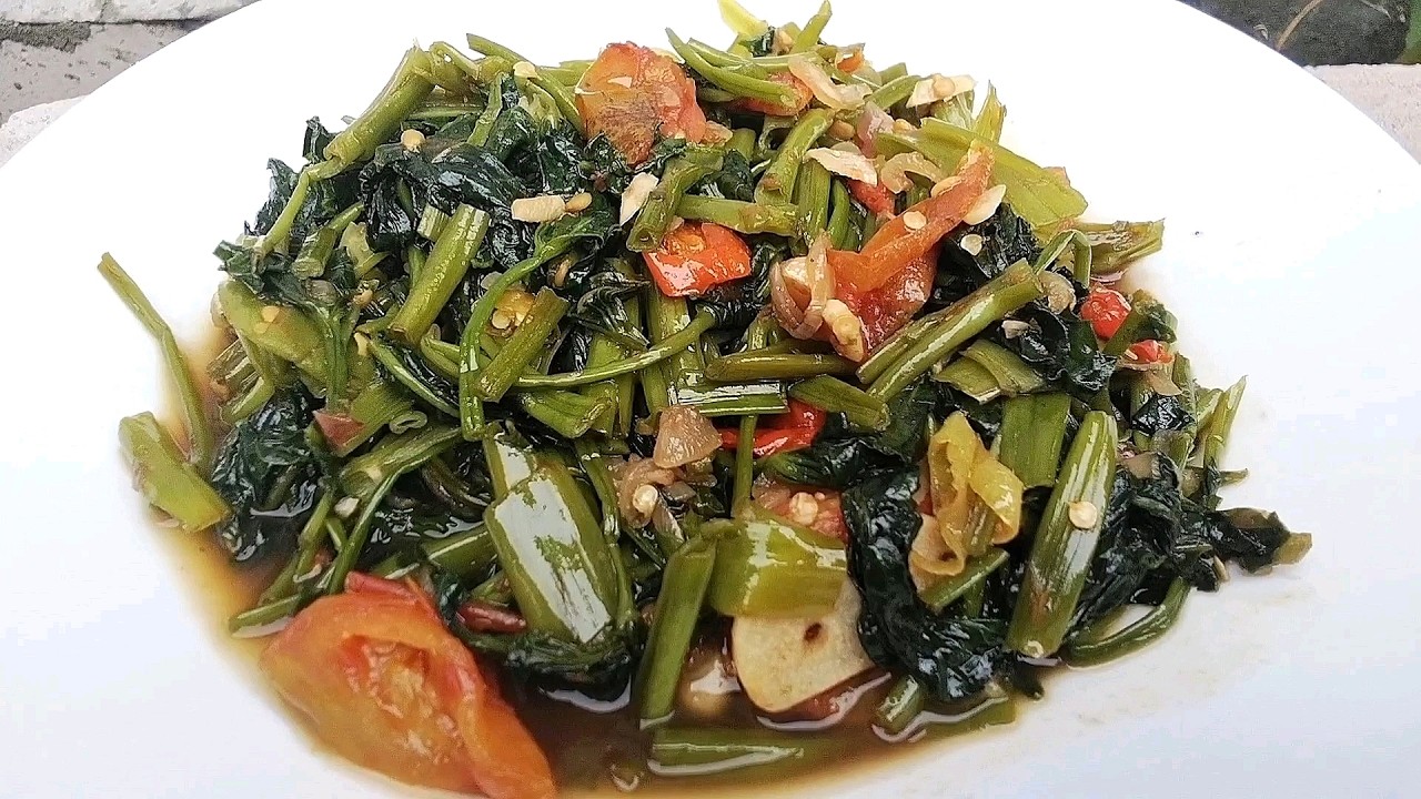 Resep Tumis Kangkung Terasi Bikin Boros Nasi !!!