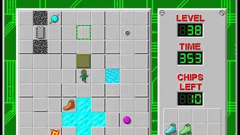 CCLP3 level 38 solution - 304 seconds