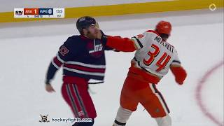 Travis Mitchell vs Adam Lowry | Oct 9, 2026 | Anaheim Ducks at Winnipeg Jets