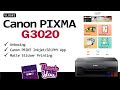 Canon PIXMA G3020 | Unboxing | Print Stickers using Canon PRINT Inkjet/SELPHY App | GLITTER NIGHT