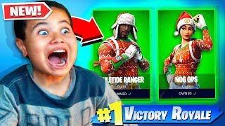 MY LITTLE BROTHERS REACTION TO THE NOG OPS COMING BACK!! *SURPRISING HIM!* FORTNITE INSANE REACTION!