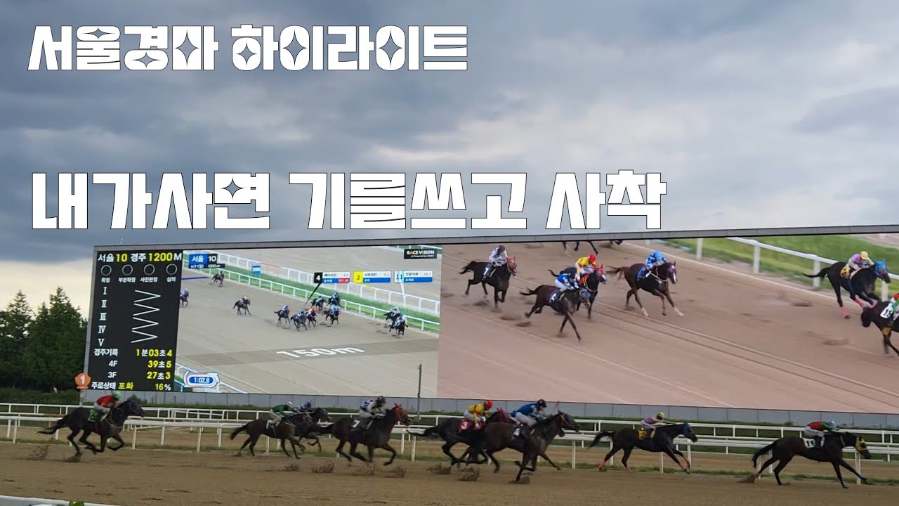 버스는 떠났고 매연만 남는 경마!(6/21 서울10경주 하이라이트)