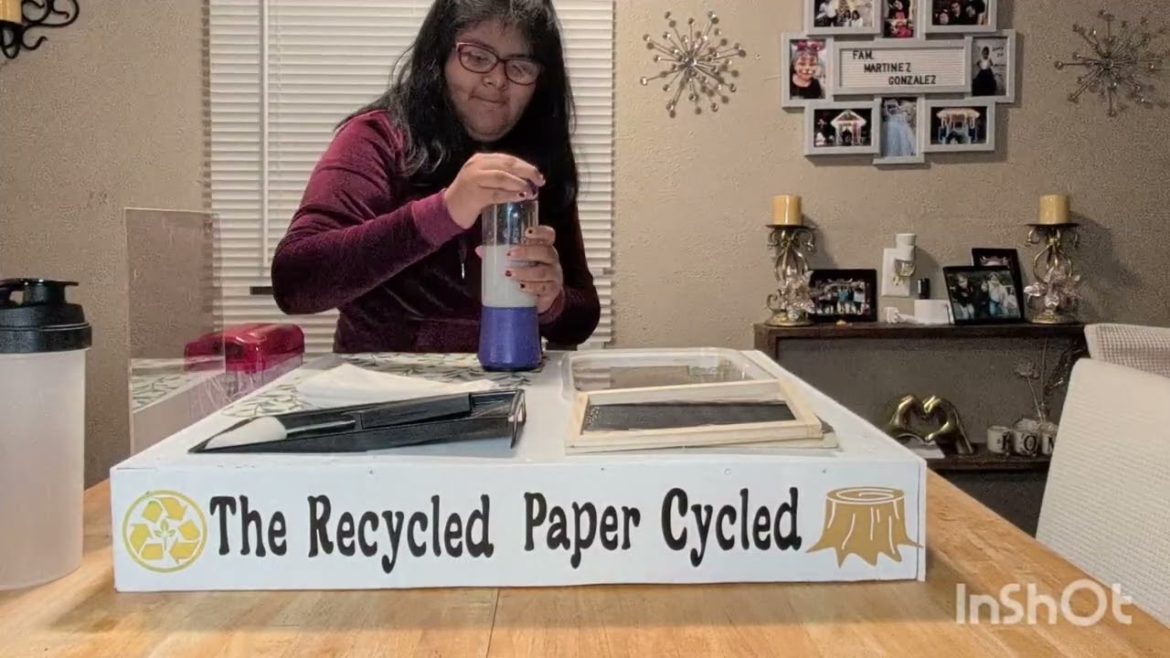 My project: The Recycled Paper Cycle 🌳♻️