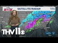 Here's a look at the latest forecast for Arkansas during the winter storm
