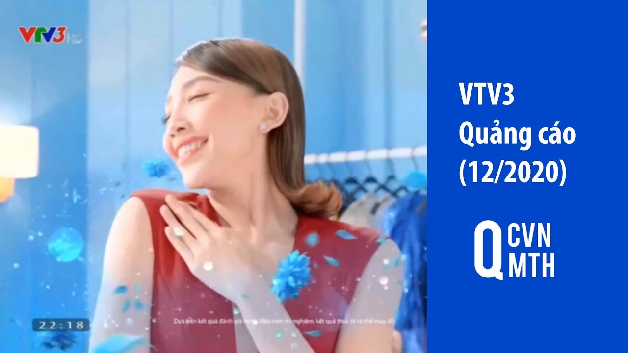 Quảng cáo trên kênh VTV3 tháng 12 năm 2020