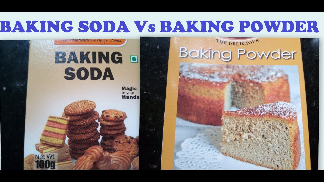 Baking soda Vs Baking powder difference - YouTube