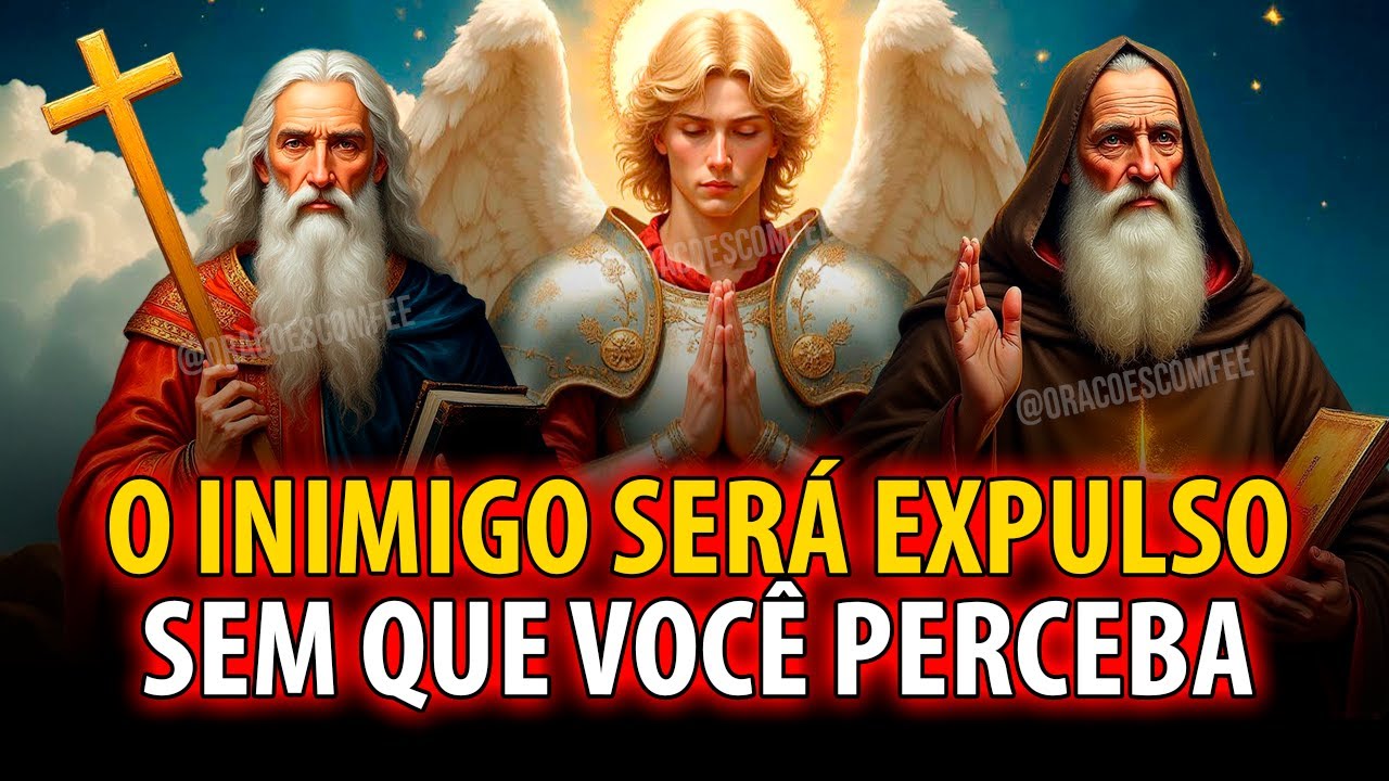 🔴SÃO BENTO, SÃO MIGUEL E SÃO CIPRIANO: a mais forte para reverter magias e derrotar inimigos 🔥🔥