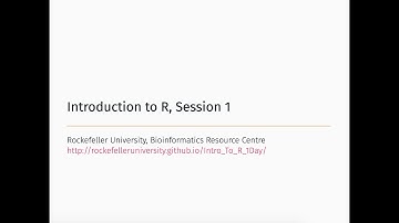 Introduction to R (Session 1)