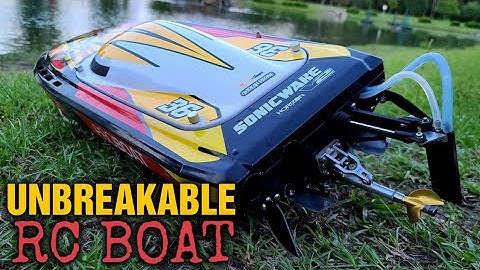 Worlds Strongest Rc Boat Sonicwake V2 Upgraded Esc & DURABILITY Test