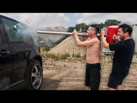AUTO SLOPEN met AARDAPPELKANON & Wie WINT de MERCEDES!?