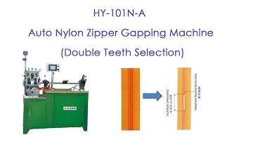 HY-101N-A Full-auto nylon zipper gapping machine (double teeth selection)