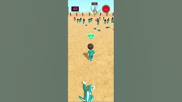 diy 💔🚷💔 squid game 3D play k sniper challenge #squidgame #jondada #trending #shorts