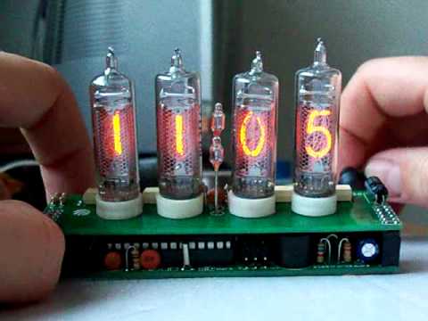 Warm Tube Clock v1 - Nixie clock - Setup