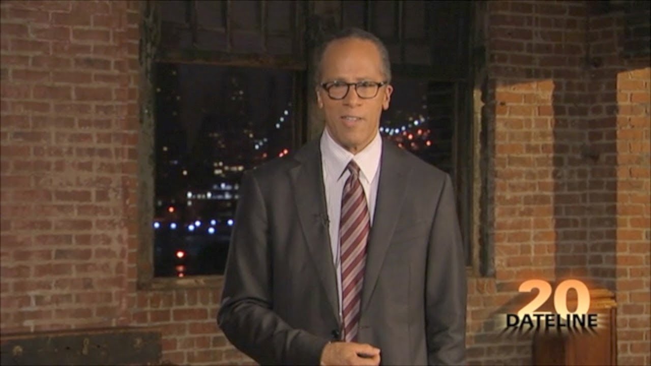 Lester Holt Joins Dateline NBC Announcement Season 20 YouTube