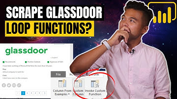 Scrape Glassdoor using LOOP Functions in Power Query // Beginners Guide to Power BI in 2020