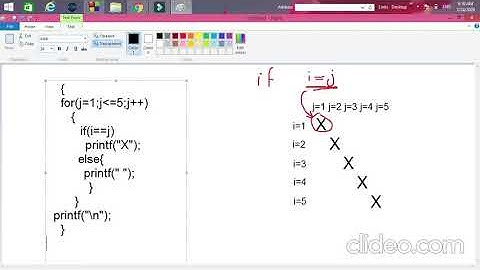 45  - ( Nested for loop - Patterns - 11) - استخدام الحلقة التكرارية في الاشكال || C درس برمجة لغة ||